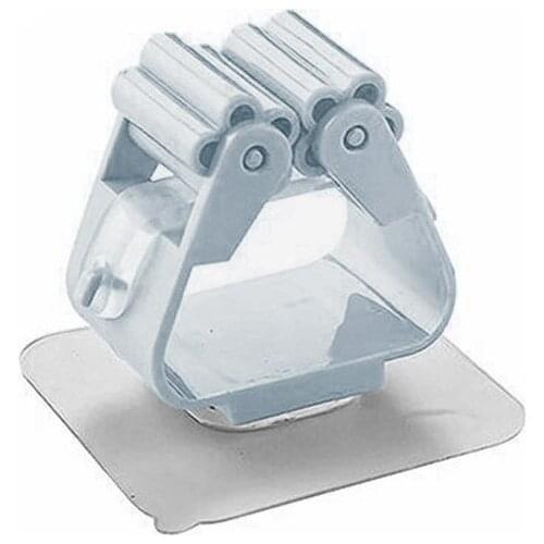 1PC Wall Mounted Mop Organizer Holder Broom Holder Adhesive Storage Broom For Kitchen Bathroom shelves for wall housewares