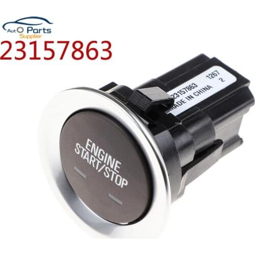 New 23157863 Engine Start/Stop Ignition Switch w/Chrome Trim OEM For GM Buick