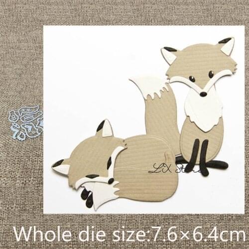 New Design Craft Metal die cuts Cutting Die lovely fox decoration scrapbooking Album Paper Card Craft Embossing die cuts