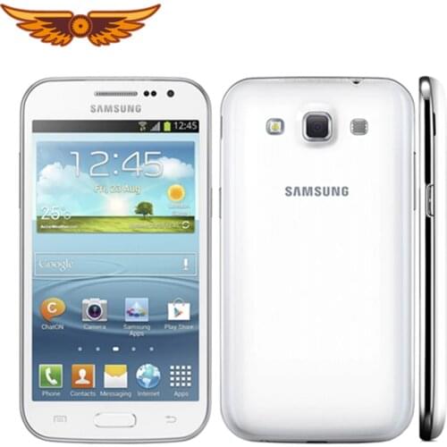 Original Samsung galaxy win duos I8552 cell phone Android 4GB ROM Wifi GPS Quad Core 4.7" touch screen mobile phone