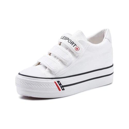 Platform Canvas Shoes Womens Fashion Vulcanized Shoes Woman Sneakers New Shoes Comfortable Shoes Women Platform