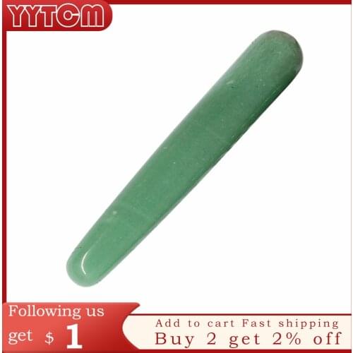 Tontin Natural Aventurine Aventur Jade Guasha Board Gree Stone Scraping GuaSha Tools guasha stone