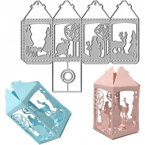 Box Cutting Dies Christmas Die Cut Album Cards Making Paper Crafts Faca De Corte Scrapbook Embossing Folder Clear Stamp And Die
