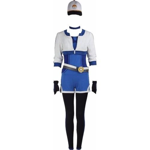 Womens Pokemon Go Teams Trainer Cosplay Costume Blue