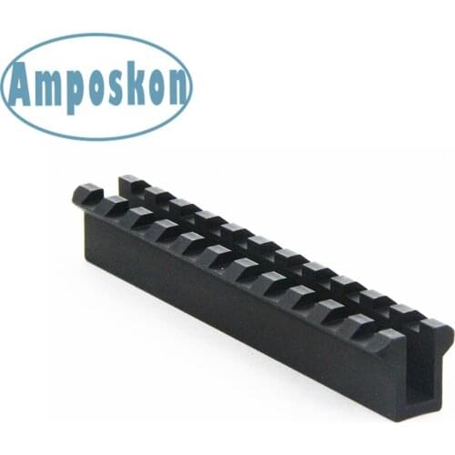 1 PC New Hot High Quality Tactical Ruger 10/22 Weaver Rifle Scope See Through Mount Base Rail Hunting Accessories AR15 Shooting