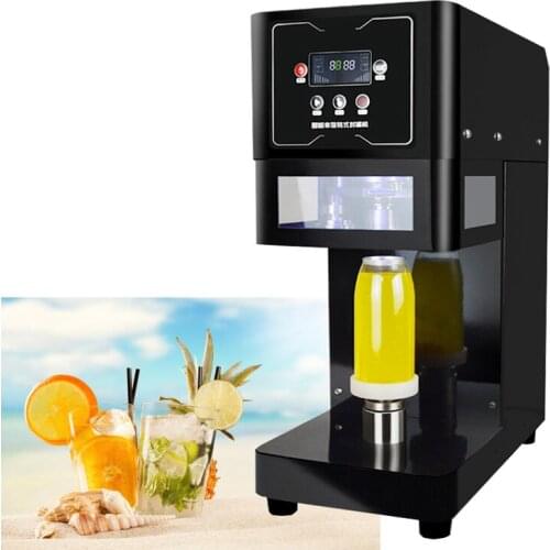 Beer Canning jar Sealing Machines Drink Beverage Bottle Sealer Vertical Can Sealing Equipment Electric Capping Machine