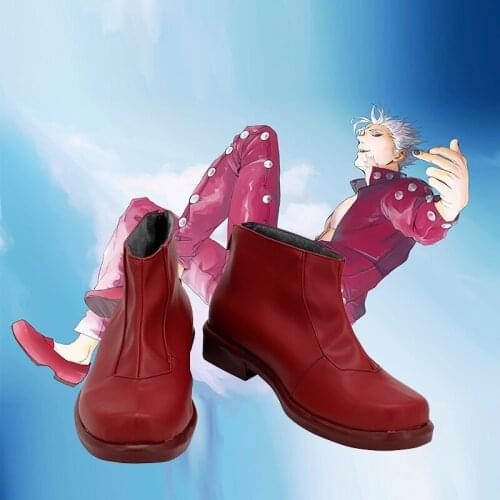 The Seven Deadly Sins Foxs Sin of Greed Ban Anime Customize Flat Shoes Cosplay Shoes Customize Cosplay women men cosplay Boots
