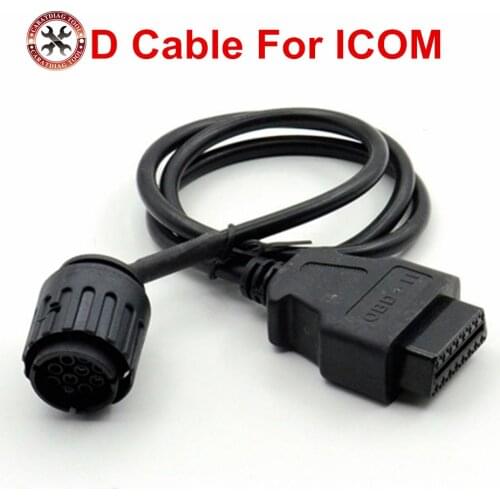 For BMW ICOM D Cable ICOM-D Motorcycles Motobikes Diagnostic Cable for bmw 10 Pin Adaptor with best price