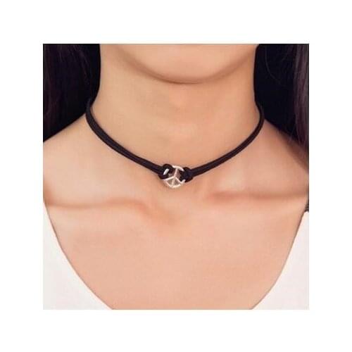 Harajuku Lace Necklace Neck Chain Necklace Collar Women Sweater Chain Ossicular Chain Jewelry Wholesale