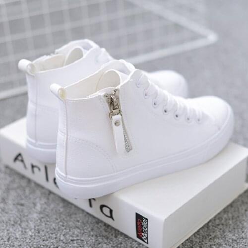 Vulcanize Shoes White Chi Sneakers Basket Femme Casual Shoes Tenis Feminino High Top Flat Shoes Trainers Women Zapatos Mujer