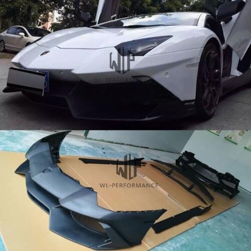 LP700 Car body kits Front bumper Rear bumper Side skirts Rear spoiler For Lamborghini Aventador LP700 to LP720 Car Styling 11-19