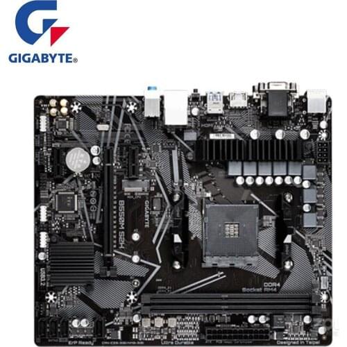 For Gigabyte GA B550M S2H Motherboard AM4 DDR4 B550 Used Desktop Mainboard Support R5 R7 5800X 5600X 5300X