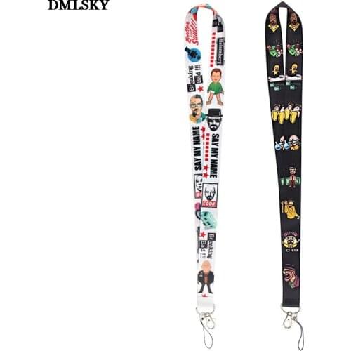 MD055 DMLSKY Cartoon Lanyard Keychain Lanyards for keys Badge ID Mobile Phone Rope Neck Straps Accessories Gifts