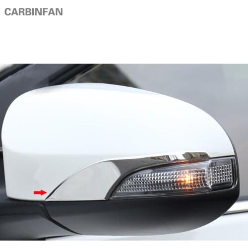 Fit for Toyota Corolla 2014 to 2017 car Styling Side Rearview mirror rubbing strip cover trim Sticker decoration Sticker C444
