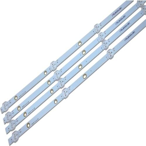 New 8 PCS/set 7LED 805mm LED backlight strip for Vestel 17DB43H P43d300 LB43007 17DLB43VLXR1 VES430UNDL-2D-N12 VES430UNDA-2D-N12