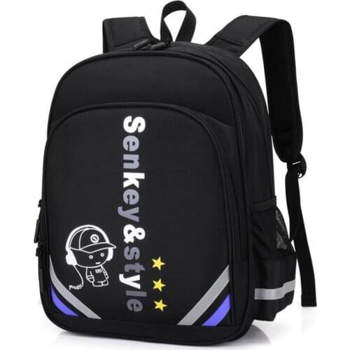 New 2018 Anime Luminous Cute Cartoon Print School Backpacks For Girls Kids Elementary Shoulder School Bags Boys Bookbag Student
