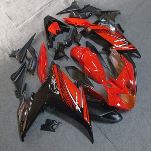 Motorcycle Fairing hull for FZ6R 2009 2010 FZ6 Custom many paint scheme Body Kit motor panels Screws+red