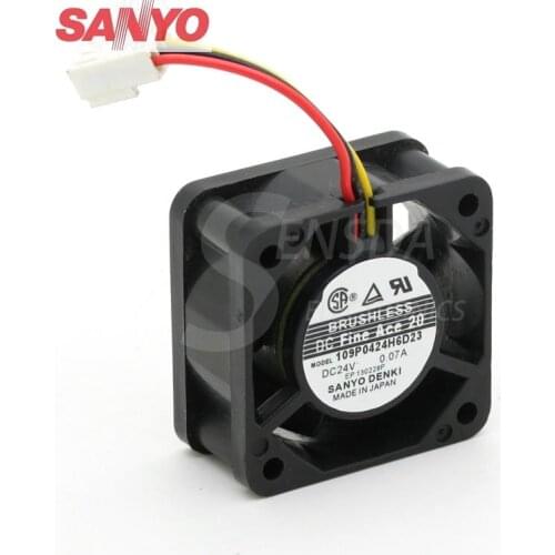 For Sanyo 109P0424H6D23 40mm 4cm DC24V 0.07A 40 * 40 * 20mm server axial fans drive