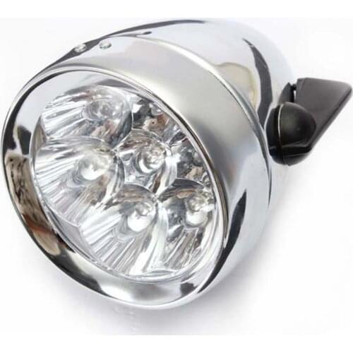 1 Pc Vintage Retro Bicycle Bike Front Light Lamp 7 LED Fixie Bike Headlight