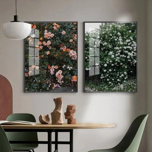 Flower Poster Wall Art Canvas Painting Modern Nordic Picture Nature Fresh Plant Posters And Prints For Home Decor Bedroom Design