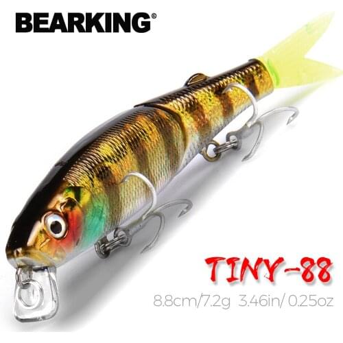 BEARKING 8.8cm 7.2g fishing lures minnow quality painting professional action baits hot model crankbaits penceil bait popper