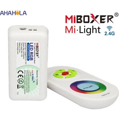 CCT RGB RGBW Mi Light Led Controller 12v 24v Fut020 Fut021 Fut022 Milight Rgb Controller RF Remote Control 2.4G Miboxer Dimmer
