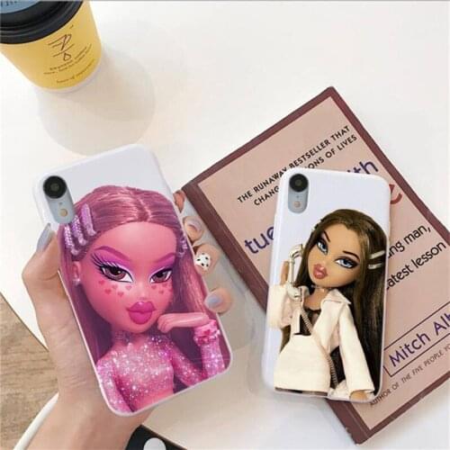 Lovely Doll Bratz Phone Case For Iphone 6 6s 7 8 Plus XR X XS XSmax 11 12 Pro Mini Max Candy White Silicone Cover