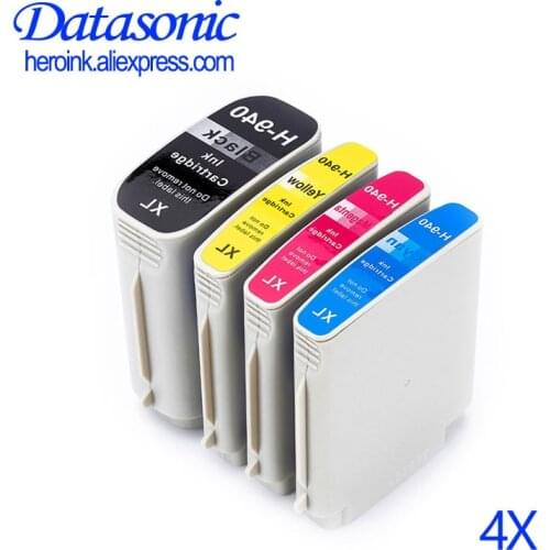 Datasonic 940XL Compatible Ink Cartridges With Chip 4X For HP940 printer For HP Officejet Pro 8000 8500 8500A Printers 940 XL