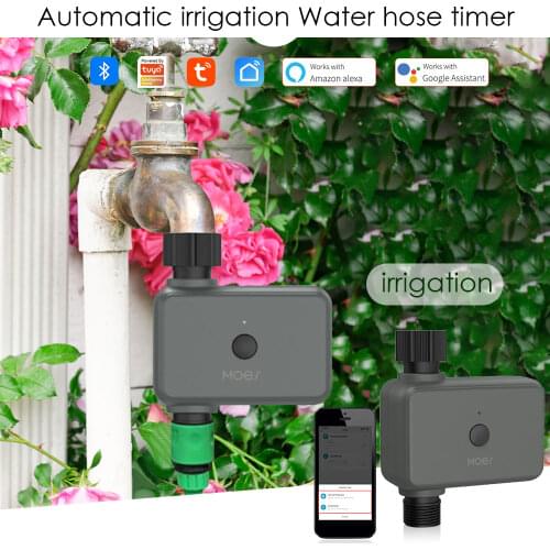 Tuya Smart Life Auto Irrigation Water Timer Valve With Rain Delay Filter Washer Programmable Support Automatic/Manual Watering