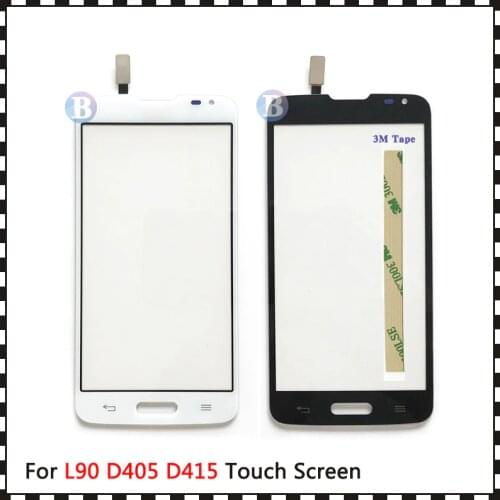 High Quality 4.7" For LG L90 D405 D415 and L90 Dual D410 Touch Screen Digitizer Sensor Outer Front Glass Lens Panel