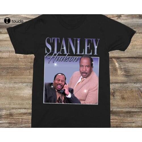 Stanley-Hudson The Office Leslie David Baker 90S Vintage T-Shirt Dress Shirts For Men Cotton Tee Shirts S-5Xl Unisex