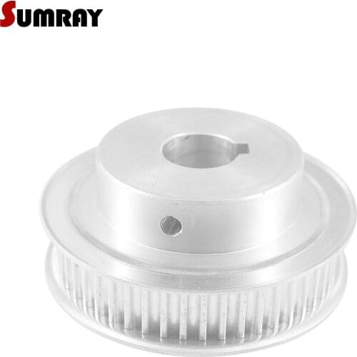 SUMRAY 5M 48T Timing Keyway Pulley 12/14/15/17/19/20mm bore keyway diameter 4/5/6mm 16/21mm width Toothed Pulley Wheel