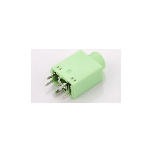 10PCS 3.5mm Female Audio Connector 5 Pin DIP Headphone Jack Socket PJ-358 Green