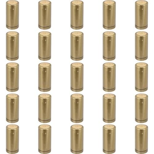 25pcs Heat Shrink Capsules Wine Bottles Caps Sleeves Suitable for Wine Bottle