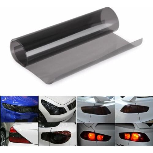 30x150cm Auto Car Smoke Fog Light Headlight Taillight Tint Vinyl Film Sheet Sticker Waterproof Car Body Film Cover Car Styling