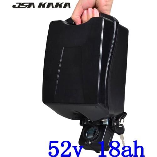 52V 20AH Electric bike battery 52V 15AH 18AH 20AH lithium battery use samsung cell fit 48V 500W 750W 1000W E-bike Battery motor