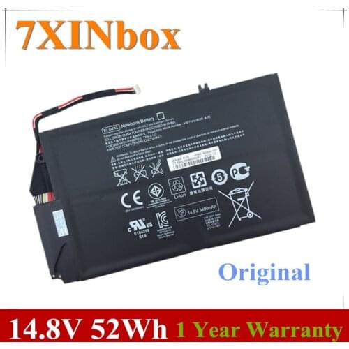 7XINbox 14.8V 52wh EL04XL Laptop Battery For HP ENVY TPN-C102 HTSNN-UB3R IB3R 4 681879-1C1 681949-001 HSTNN-IB3R TPN-C102