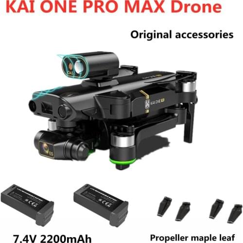 KAI ONE PRO MAX Drone Drone Original Accessories Parts 7.4V 2200mAh Battery Propeller Blade For KAI ONE MAX Drone Spare Parts