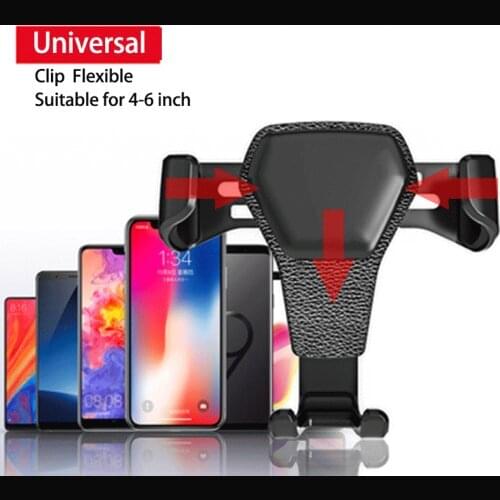 Car GPS Phone Holder Fixed Smartphone Gravity Stand Universal Phone In Car Bracket Non-magnetic Mobile Stand