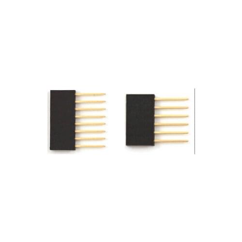 40PCS x 8-Pin + 40x 6-Pin Stackable Female Shield Header Tall Stacking Kit & Special long line needle mother seat For