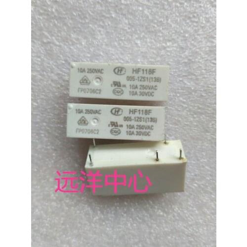 HF118F 005-1ZS1 5VDC 10A5