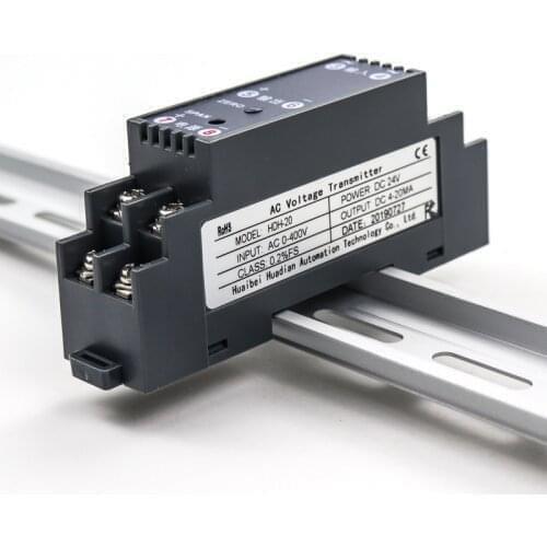 Signal Isolator -10V-+10V Input Voltage Transmitter Signal Isolated Converter Splitter Current Transducer