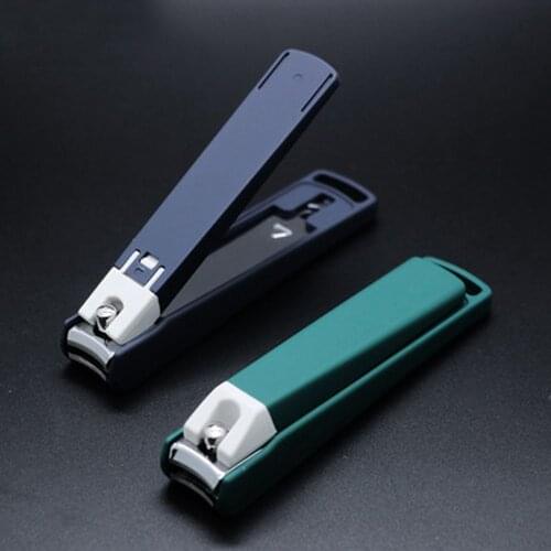 Anti-Splash Nail Clippers Folding Nail Scissors Household Durable Portable ABS Carbon Steel Nail Care Manicure Tool Professional