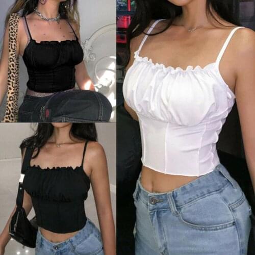 Fashion Women Tank Top Bustier Bra Vest Crop Top Bralette Blouse Singlet T Shirt Camis Summer 2020 NEW