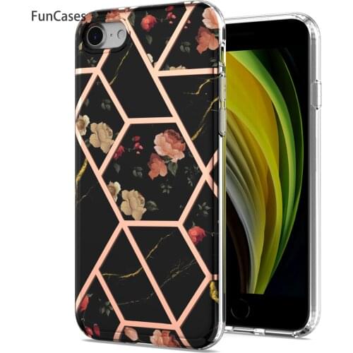 Geometry Soft Silicone Phone Bag For iPhone 11 Pro Phone Bag Half-Wrapped sFor Caso Apple iPhone case SE 2020 12 Pro Max 11 Mini
