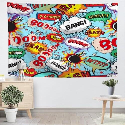 Custom Wall Tapestry Wall Hanging Tarot Custom Tapestry Plant Tapestry comic pop art Home Decor More Large size