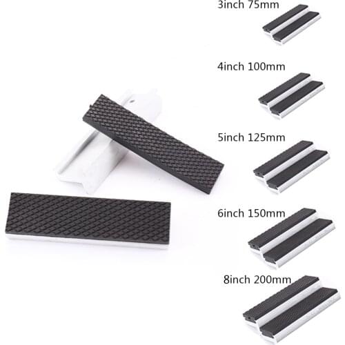 Newly Vise Magnetic Protective Cover 3-8'' Jaws Protect Cover Aluminium Alloy+Rubber Protector For Any Metal Vise Alloy+Rubber