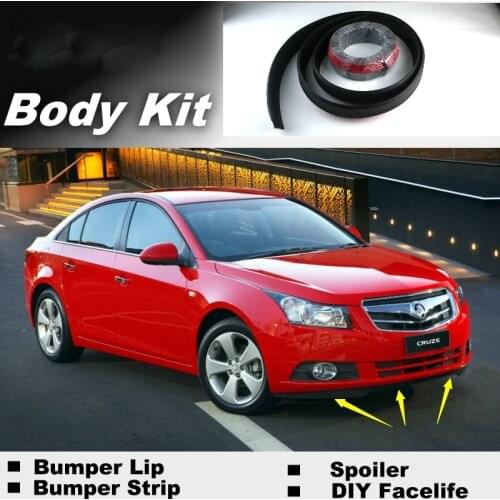 NOVOVISU For Holden Cruze J300 2008~2014 Bumper Lip Lips Shop Spoiler For Car Tuning / Body Kit + Strip