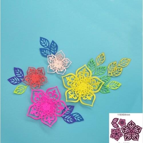 New flower metal cutting mold, Christmas flower, photo frame craft mold, DIY scrapbook photo album paper card making decoration