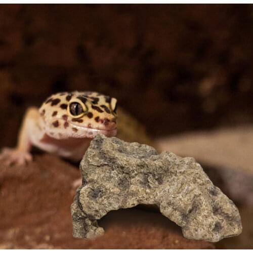 Resin Reptile Cave Turtle Bask Back Caves Platform Case Decoration Landscape Lifelike Habitat Hide Rock For Lizard Snake